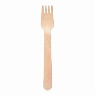 FOURCHETTES 14 CM NATUREL BOIS X100
