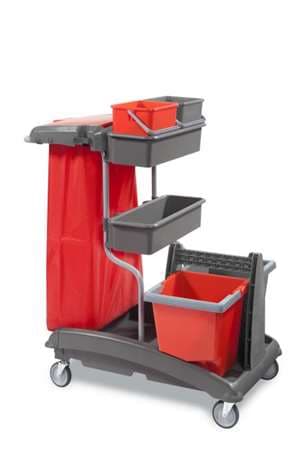 IDEATOP 6: CHARIOT DE MENAGE/LAVAGE 2X15L VDM