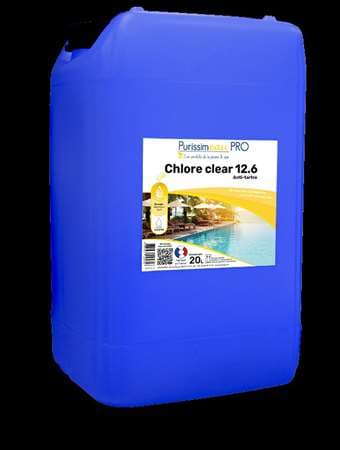 CHLORE LIQUIDE 12.6% (48°) SEQUESTREE  20L PURISSIMEAU