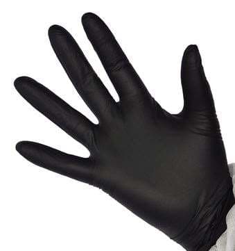 GANT JETABLE NITRILE X100 TAILLE M  "NOIR"