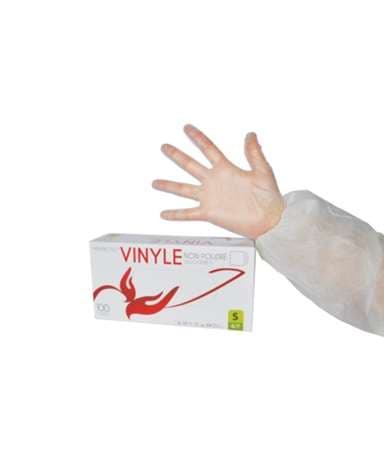 GANT VINYL NON POUDRE MULTI USAGE JETABLE X100 TAILLE L