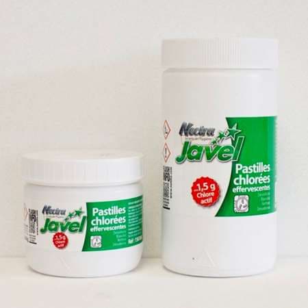 JAVEL PASTILLE 500G BOITE DE 150 PASTILLES