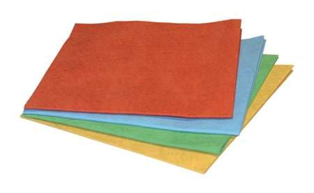 LAVETTE NON TISSE MICROFIBRE JAUNE X5