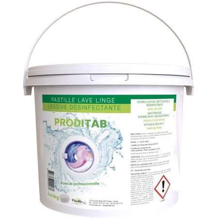 LESSIVE TABLETTE DESINFECTANTE PRODITAB X125