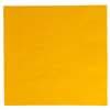 SERVIETTE 2 PLIS LISSE 40X40 JAUNE X1600