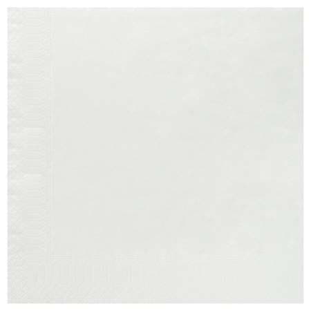 SERVIETTE 48X48 BLANC 3 PLIS X600