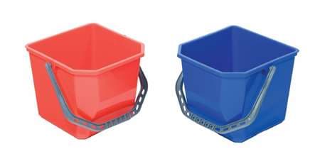 SEAU CARRE 15L BLEU