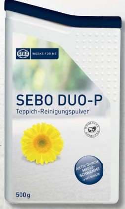 SEBO POUDRE NETTOYANT/DETACHANT A SEC 500GR