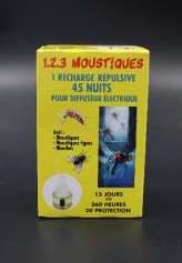 RECHARGE INSECTICIDE MOUSTIQUES ET MOUCHES SUBITO