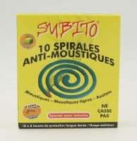SPIRALES INSECTICIDE ANTI-MOUSTIQUES X10 SUBITO