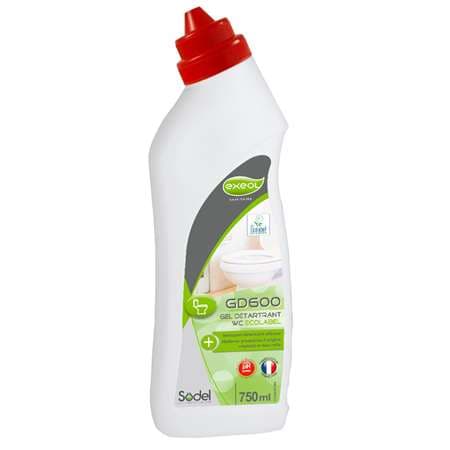 GD600 : GEL DETARTRANT WC ECOLABEL 750ML