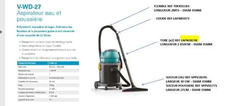 CANNE POUR ASPIRATEUR YP 1300/9
