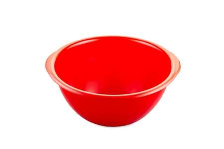 BASSINE PLASTIQUE ROUGE 32CM