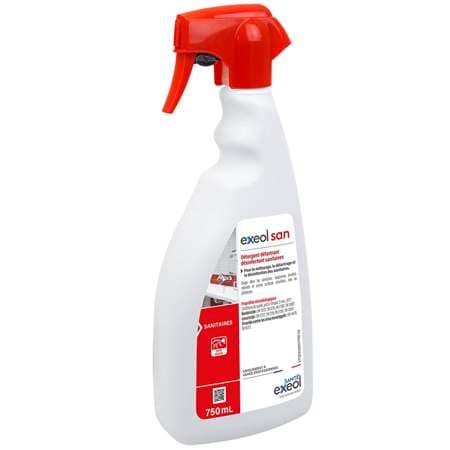 EXEOL SAN: DETERGENT DETARTRANT DESINFECTANT SANITAIRE 750ML