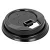 COUVERCLES HAUTS POUR GOBELETS 120ML NOIR X100