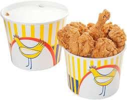 CONTAINERS POULET + COUVERCLES 4500 ML X40