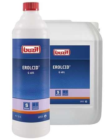 G491: NETTOYANT ACIDE SPECIAL GRES CERAM  EROLCID 5L   BUZIL