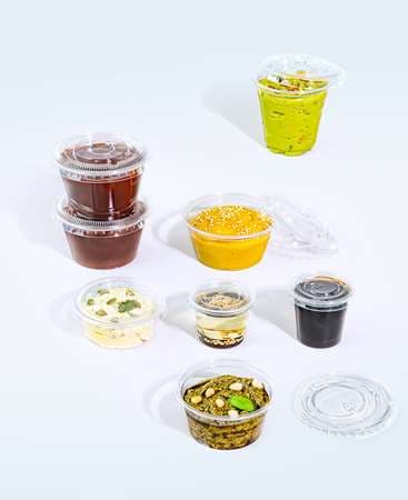 POT ROND TRANSPARENT 80CC X100