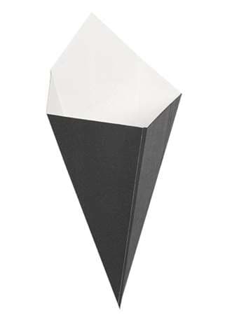 CORNETS FRITES 'THEPACK' 100G NOIR CARTON X200