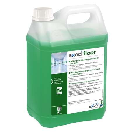 EXEOL FLOOR : DETERGENT DESINFECTANT SOLS ET SURFACES 5L