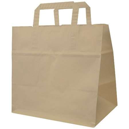 SAC CABAS KRAFT BRUN MM 26X14X30  X250