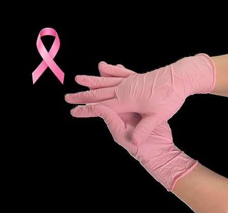 GANT JETABLE NITRILE X100 TAILLE L  "ROSE"