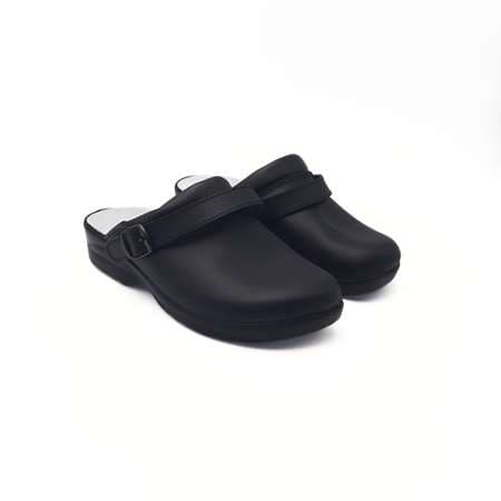 SABOT SOUPLE CUIR SANS COQUE MADO NOIR TAILLE 43