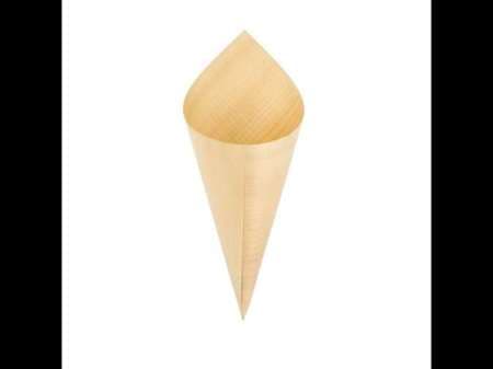 CORNETS FEUILLE DE PEUPLIER 17 CM NATUREL X1000