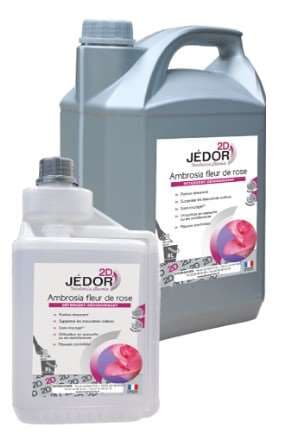 JEDOR 2D: DETERGENT SURODORANT FLEUR DE ROSE 5L