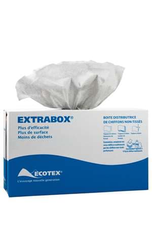 CHIFFON DE NETTOYAGE RESISTANT BLANC 105F X4  "colis"  TORK