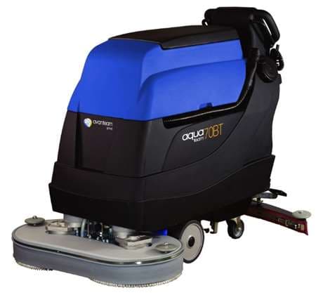 70 BT : AUTO-LAVEUSE ACCOMPAGNEE +BROSSE 3.5H  AQUATEAM