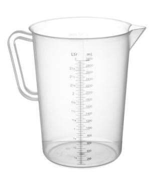 BROC MESUREUR PLASTIQUE POLYPROPYLENE 3L