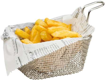 MINI PANIER FRITES INOX 100 X85