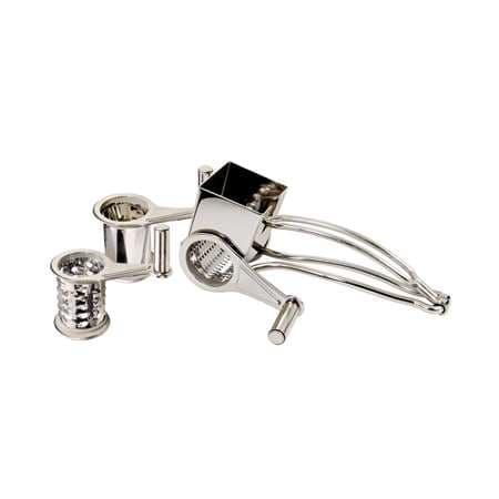 MOULIN RAPE A FROMAGE ET CRUDITES INOX - 3 TAMBOURS