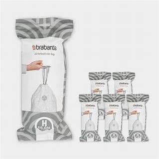 PERFECT FIT SAC POUBELLE H 50-60L BRABANTIA x20 "rouleaux"