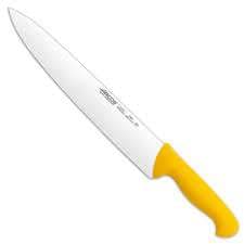 COUTEAU DE CUISINE JAUNE 300MM ARCOS