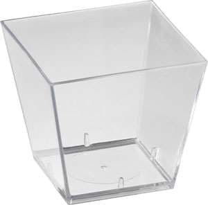 AMUSE BOUCHE SQUARE 60ML TRANSP.  47X47X45MM  X100