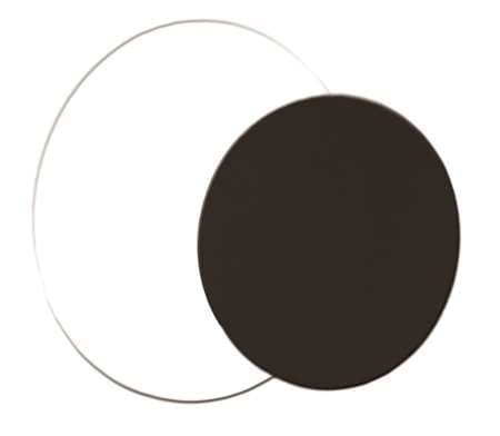 ROND UNI BLANC/NOIR FORT de 26 P/100