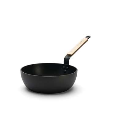 SAUTEUSE BOMBEE CHOC - B BOIS - INDUCTION  28CM