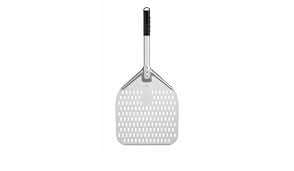 PELLE A PIZZA MANCHE COURT ALU PERFOREE 660X300MM