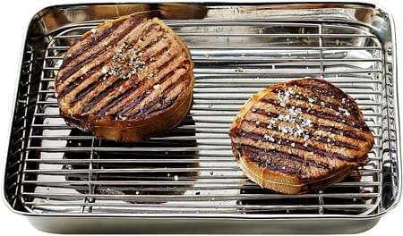 PLAT INOX +GRILLE 240*190*30MM