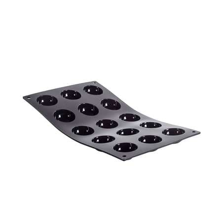 MOULFLEX NOIR - PLAQUE DE 15 1/2SPHERE