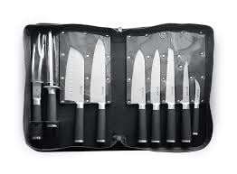 MALLETTE DE COUTEAUX 9 PIECES HENDI
