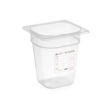 BAC GASTRONOME 1/6 65MM HACCP POLYPROPYLENE