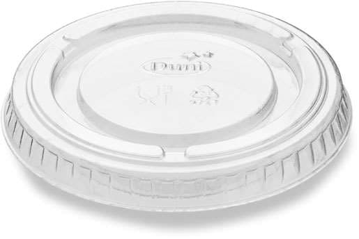COUVERCLE POUR POT A SAUCE PET TRANSP X100