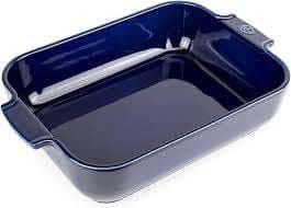 PLAT FOUR RECTANGULAIRE 32CM BLEU APPOLIA