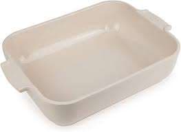 PLAT FOUR RECTANGULAIRE 32CM ECRU APPOLIA