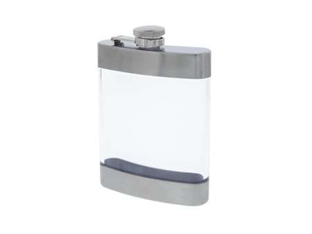 FLASQUE 180ML INOX/PLASTIQUE