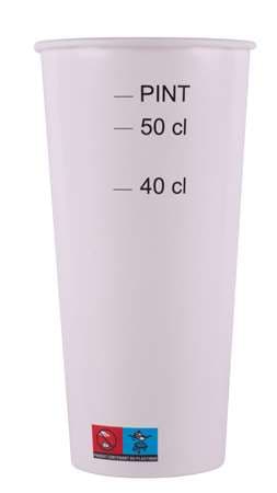 GOBELET CARTON 65 CL CHAUD NEUTRE 22 OZ X50