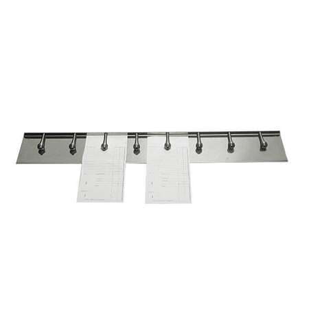 BARRE PORTE FICHES À RESSORTS 62 CM - 8 FICHES